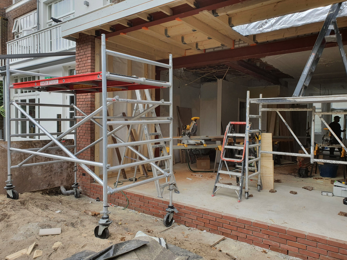 Verbouwing beverningkstraat te Den Haag