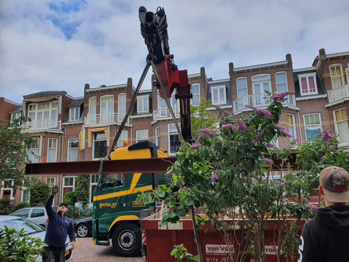 Verbouwing beverningkstraat te Den Haag - na renovatie foto 12 | aanbouw door Leroy the Builder