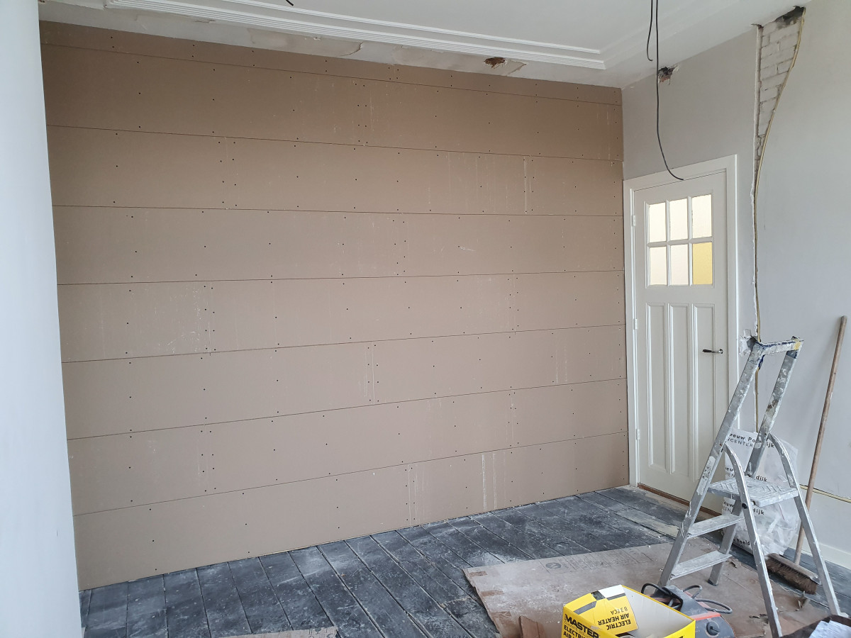 Verbouwing beverningkstraat te Den Haag - na renovatie foto 13 | aanbouw door Leroy the Builder