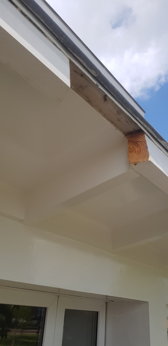 Verscheidene houtrot en houtherstel werkzaamheden. - voor renovatie foto 8 | Oude situatie