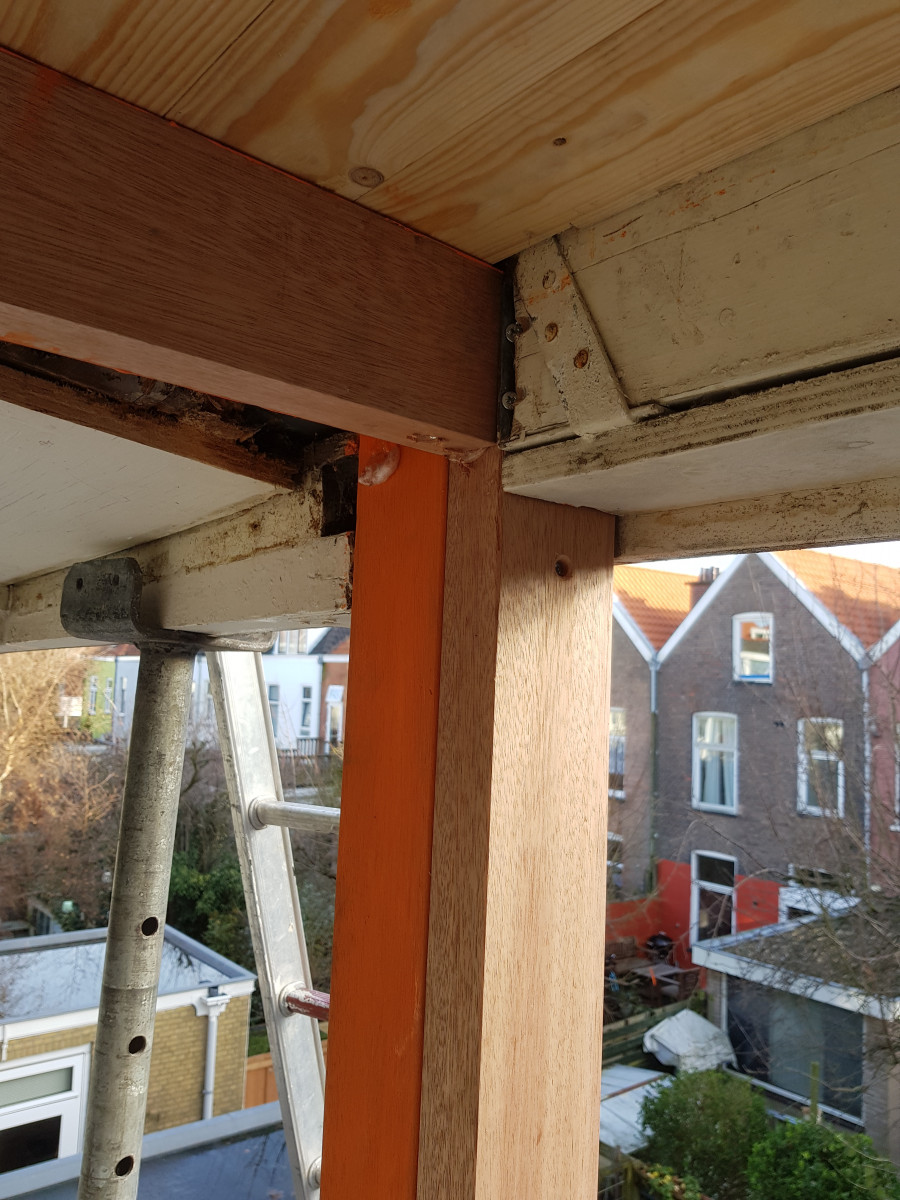 Verscheidene houtrot en houtherstel werkzaamheden. - na renovatie foto 36 | onderhoud door Leroy the Builder