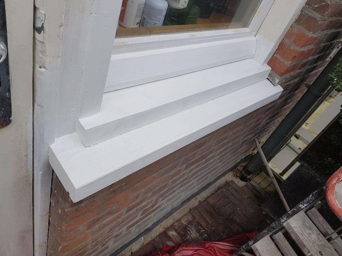 Verscheidene houtrot en houtherstel werkzaamheden. - na renovatie foto 43 | onderhoud door Leroy the Builder