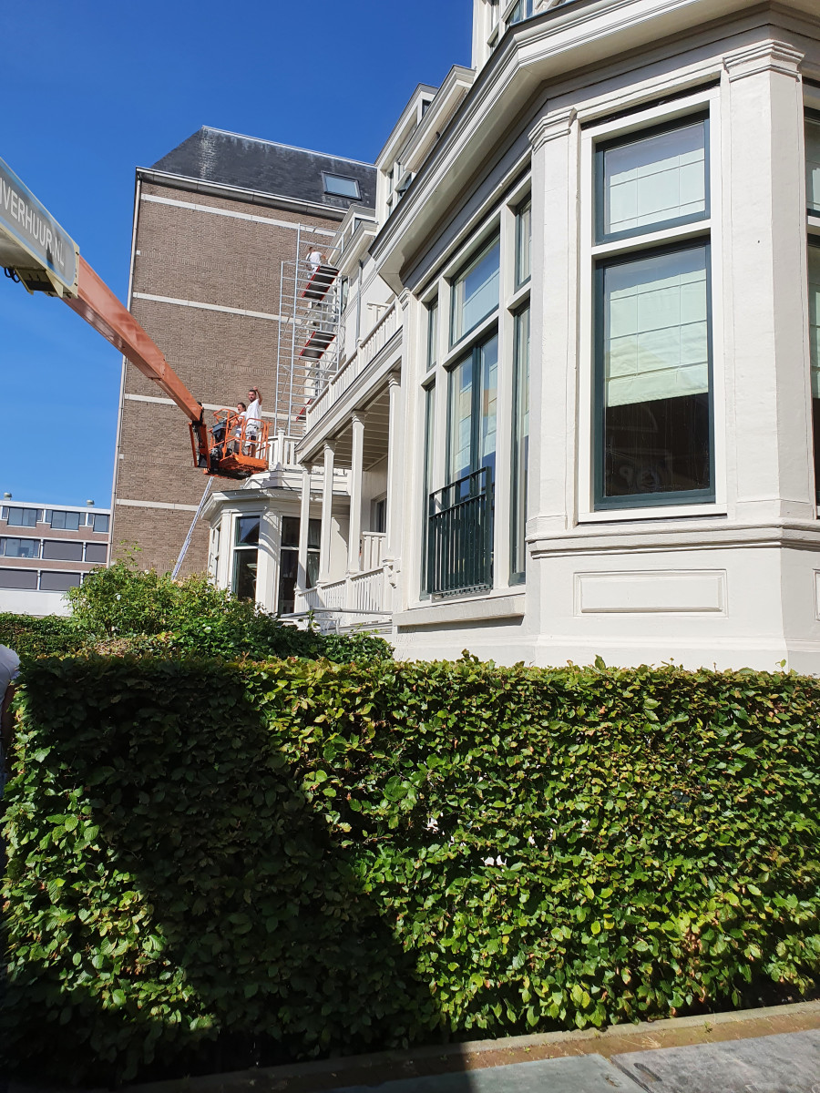 Houtrot herstel aan de Laan van Meerdervoort te Den Haag - voor renovatie foto 2 | Oude situatie