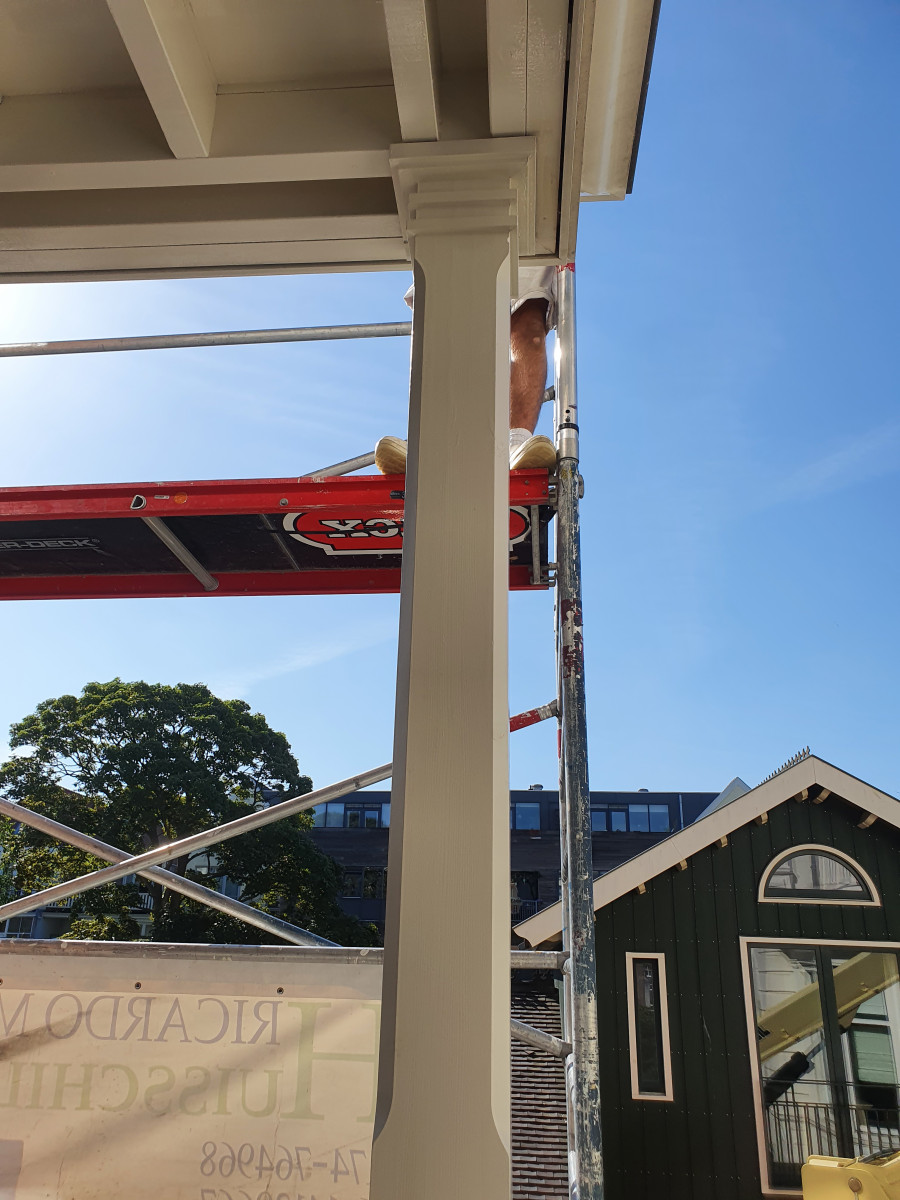 Houtrot herstel aan de Laan van Meerdervoort te Den Haag - voor renovatie foto 6 | Oude situatie