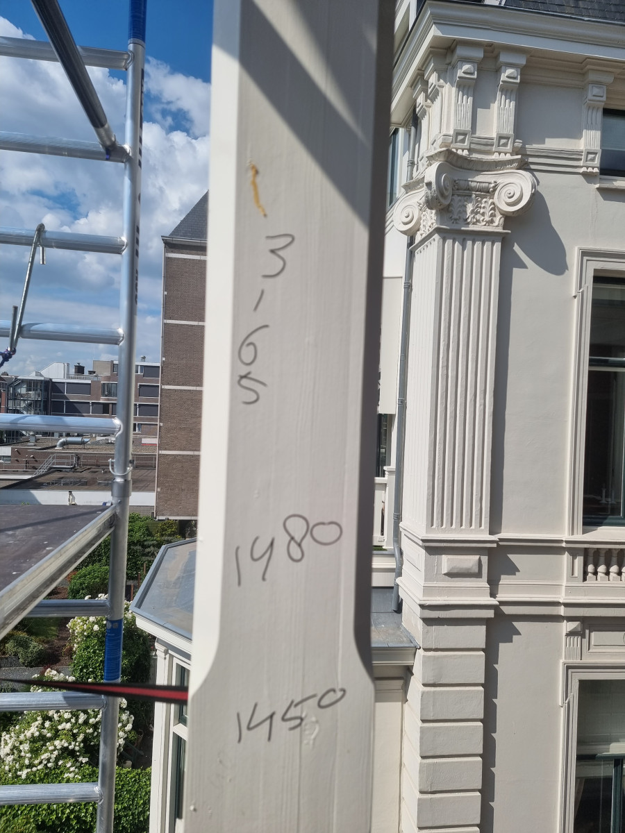 Houtrot herstel aan de Laan van Meerdervoort te Den Haag - voor renovatie foto 10 | Oude situatie