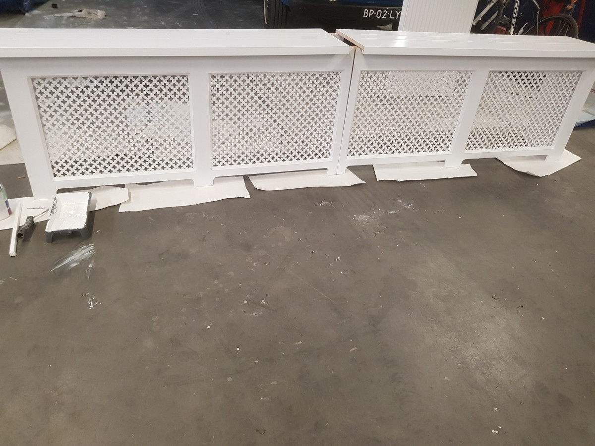 Radiator kasten en kasten op maat. - na renovatie foto 14 | renovatie door Leroy the Builder