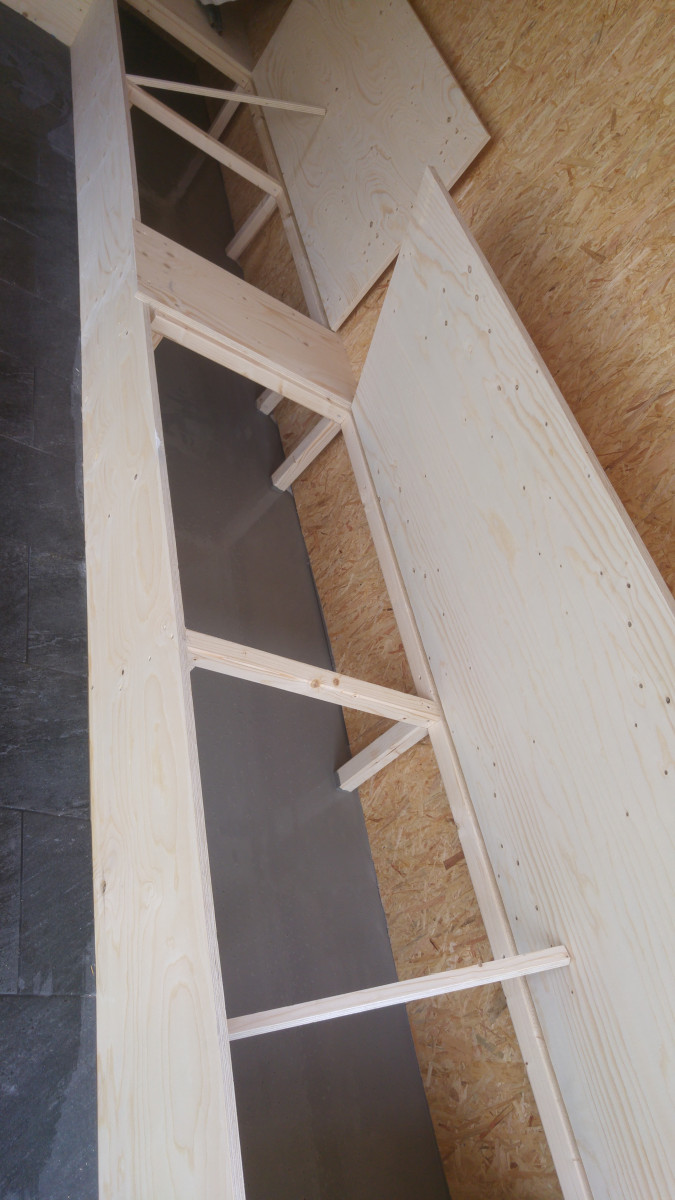 Radiator kasten en kasten op maat. - voor renovatie foto 2 | Oude situatie