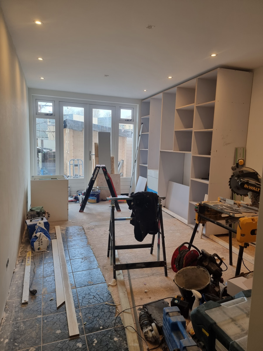 Perenstraat deel 3 - na renovatie foto 26 | aanbouw door Leroy the Builder