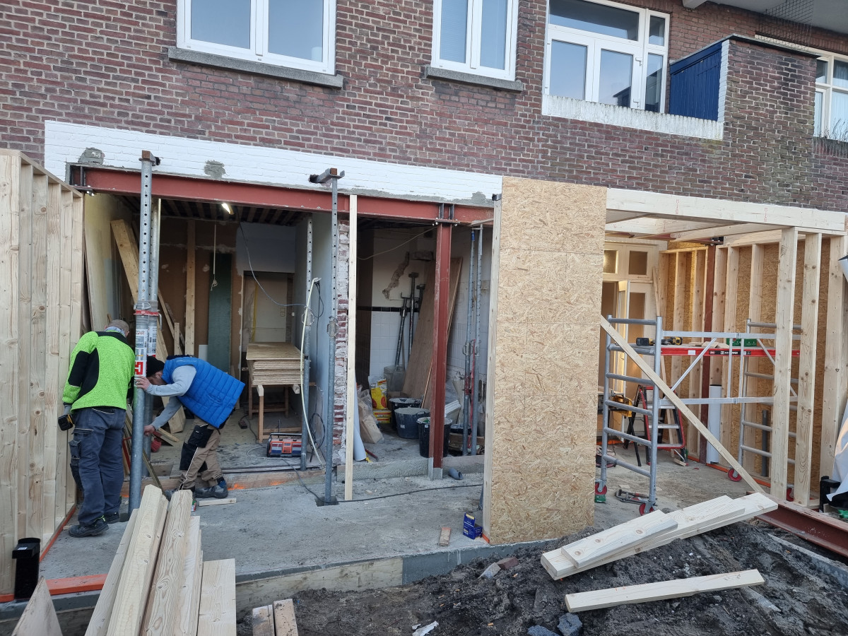 Perenstraat deel 3 - na renovatie foto 37 | aanbouw door Leroy the Builder