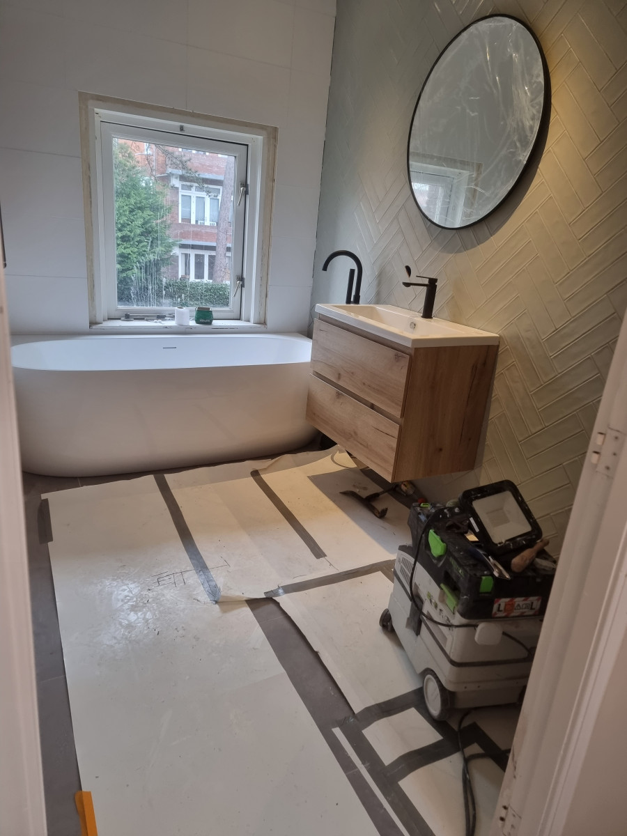 Badkamer renovatie - na renovatie foto 20 | renovatie door Leroy the Builder