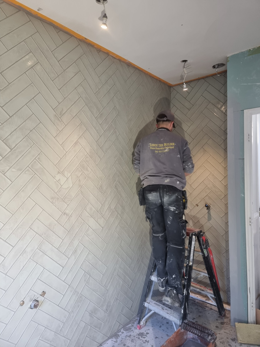 Badkamer renovatie - na renovatie foto 25 | renovatie door Leroy the Builder